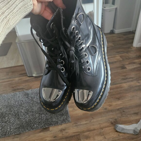 Metal Toe Doctor Martin Boots - Picture 4 of 6